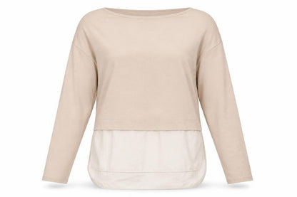 Womens UK Size S Zara Beige Basic Blouse