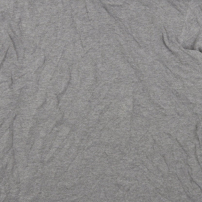 Womens UK Size L Zara Grey Basic Polo