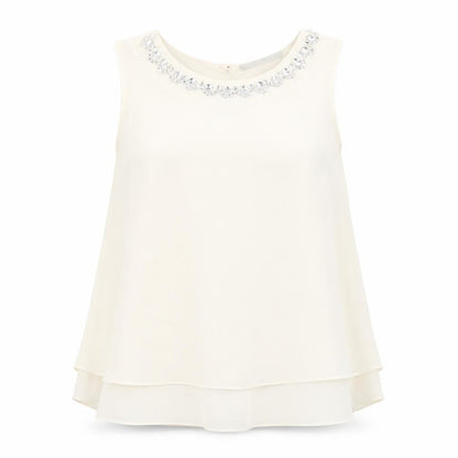 Womens UK Size 10 George White Basic Blouse