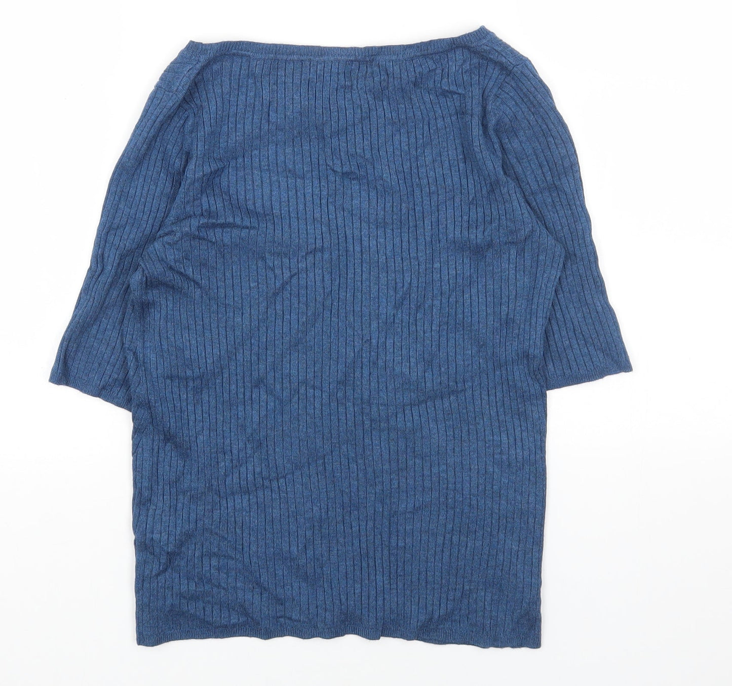 Womens UK Size 14 Marks and Spencer Blue Pullover Jumper
