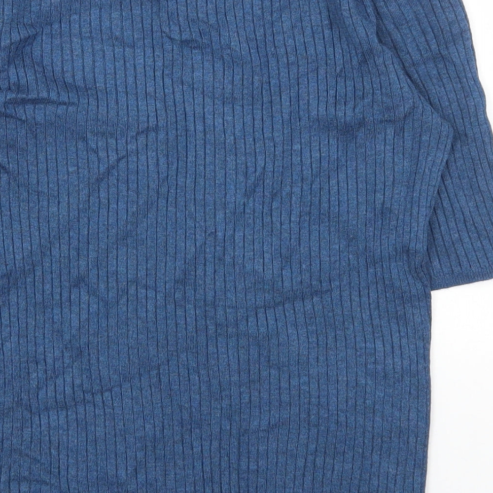 Womens UK Size 14 Marks and Spencer Blue Pullover Jumper
