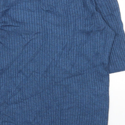 Womens UK Size 14 Marks and Spencer Blue Pullover Jumper