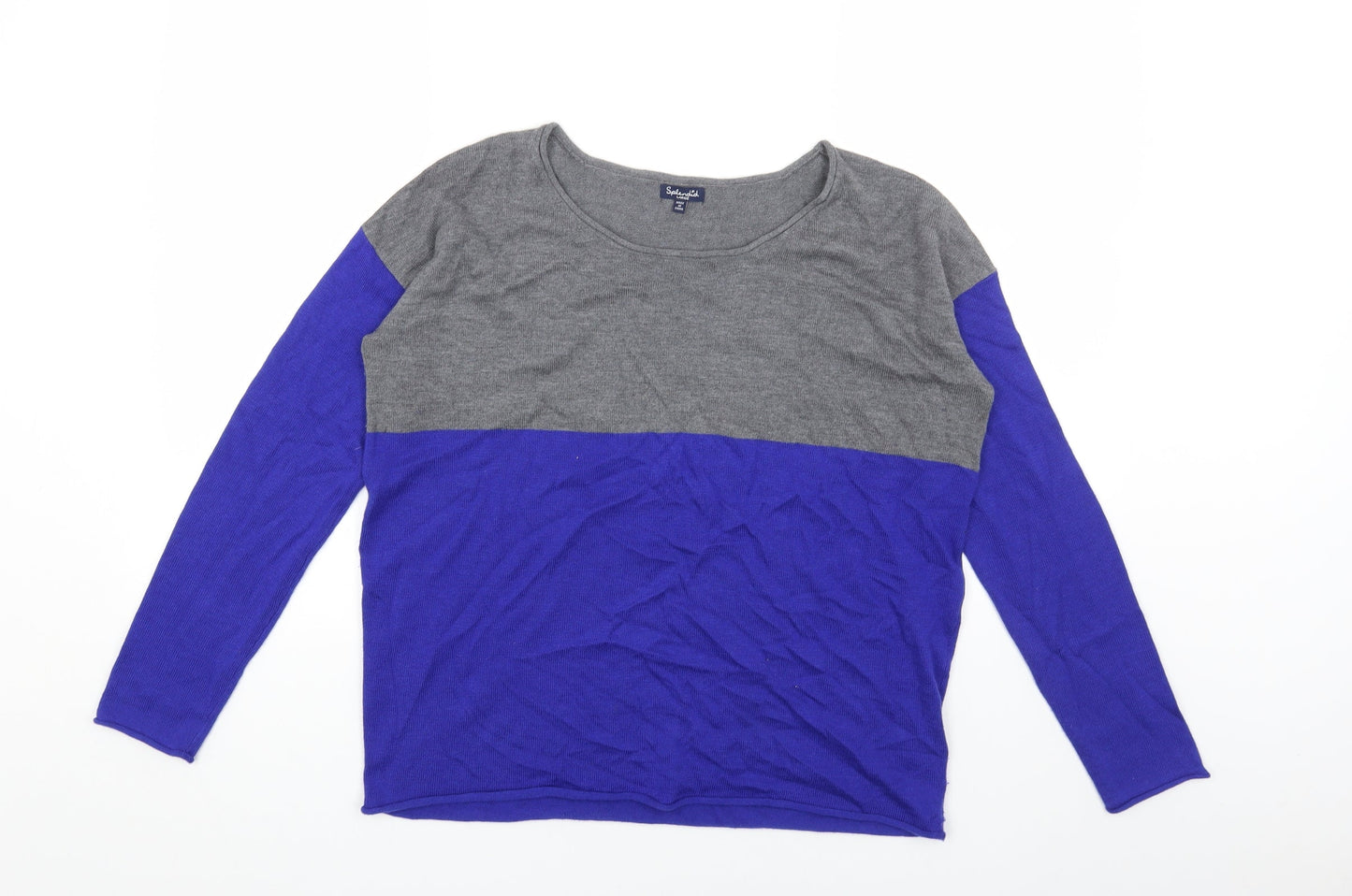 Womens UK Size L Splendid Grey Pullover Jumper