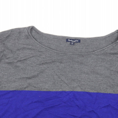 Womens UK Size L Splendid Grey Pullover Jumper