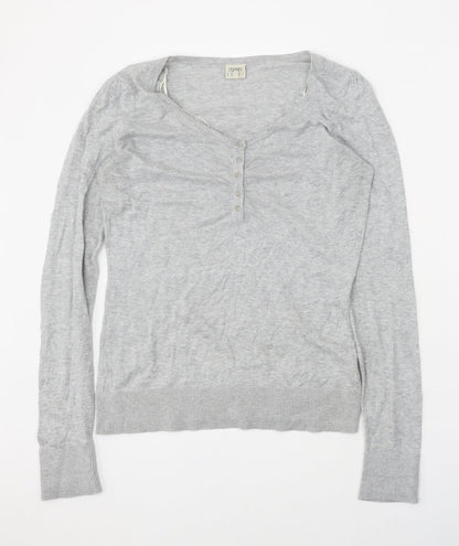 Womens UK Size M Spirit Grey Pullover Jumper