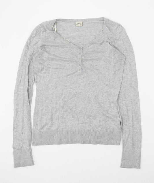 Womens UK Size M Spirit Grey Pullover Jumper