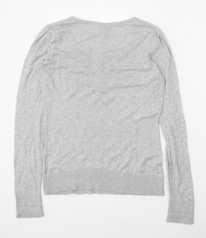 Womens UK Size M Spirit Grey Pullover Jumper
