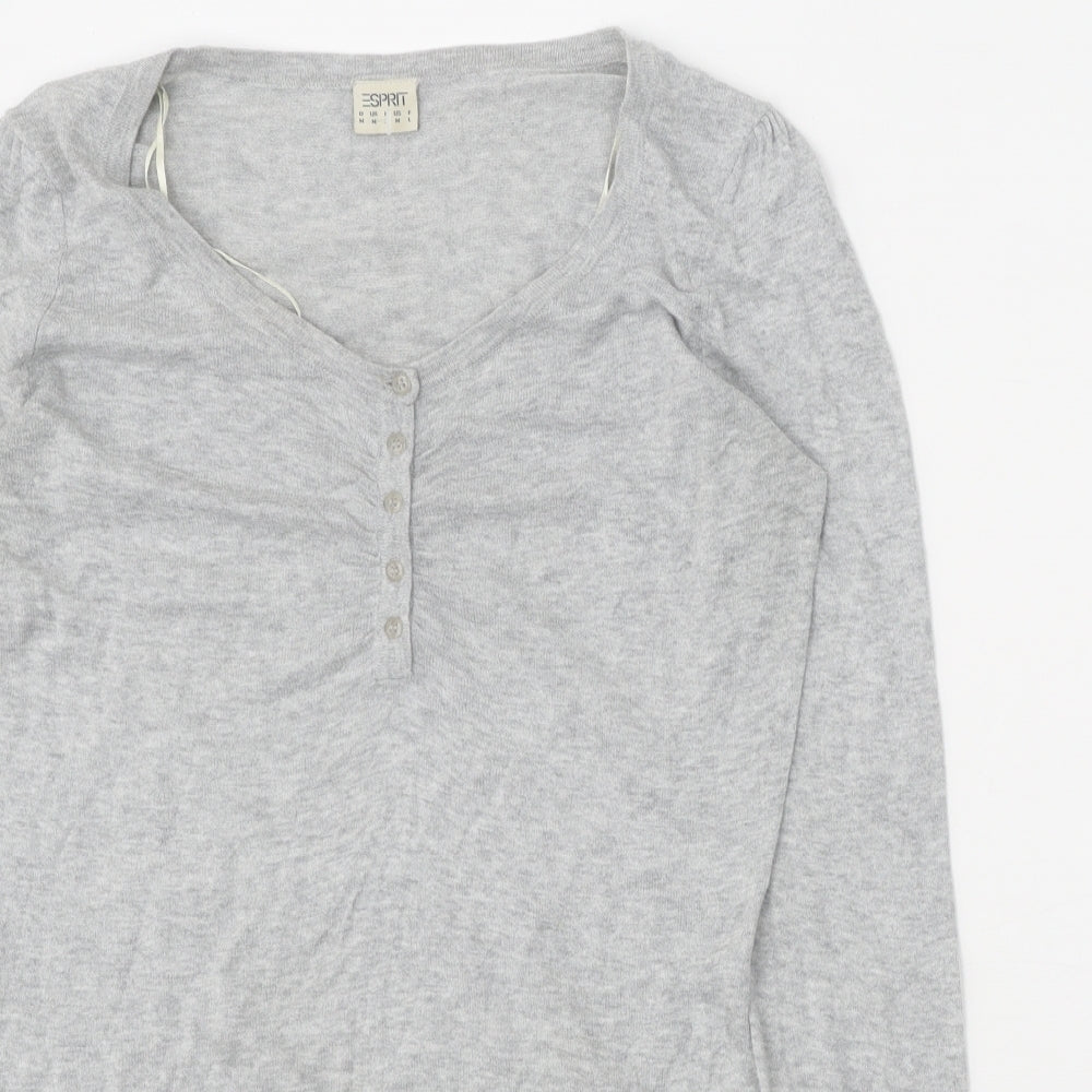 Womens UK Size M Spirit Grey Pullover Jumper