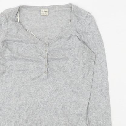 Womens UK Size M Spirit Grey Pullover Jumper