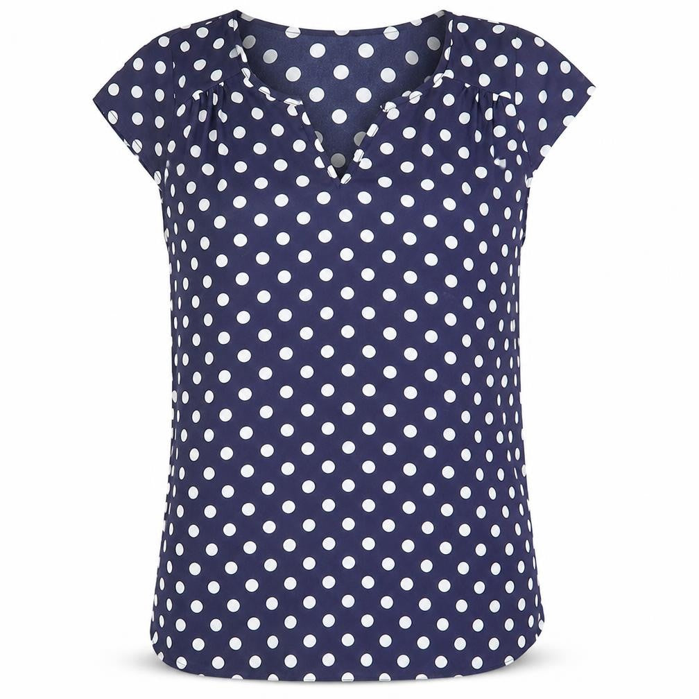 Womens UK Size 12 Atmosphere Blue Basic Blouse