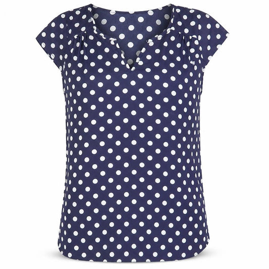 Womens UK Size 12 Atmosphere Blue Basic Blouse