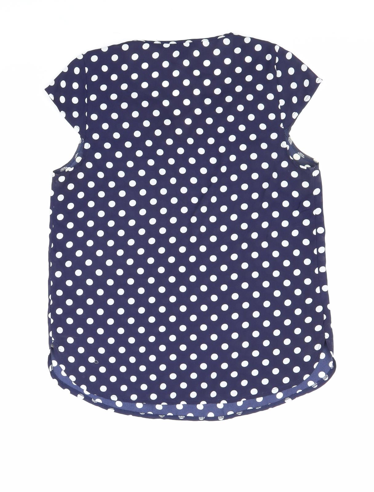 Womens UK Size 12 Atmosphere Blue Basic Blouse