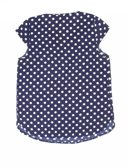 Womens UK Size 12 Atmosphere Blue Basic Blouse