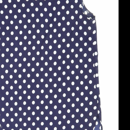 Womens UK Size 12 Atmosphere Blue Basic Blouse