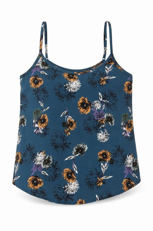 Womens UK Size 2XS Cotton On Blue Camisole Tank