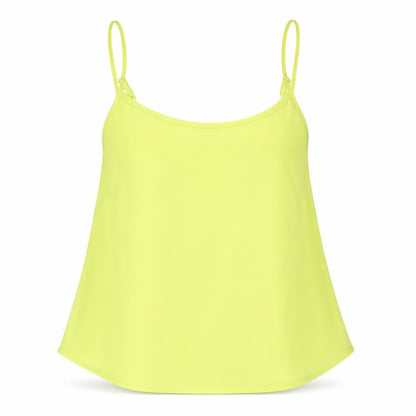 Womens UK Size 12 Dorothy Perkins Yellow Basic Tank