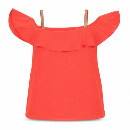 Womens UK Size 10 George Red Basic Blouse