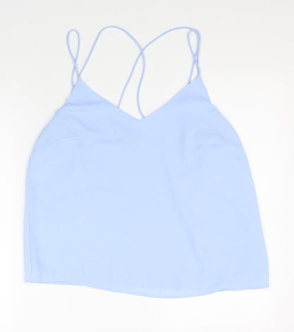 Womens UK Size 14 New Look Blue Basic Tank