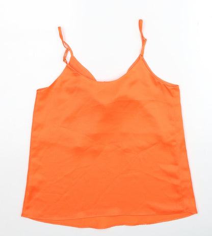 Womens UK Size 6 River Island Orange Basic Tank
