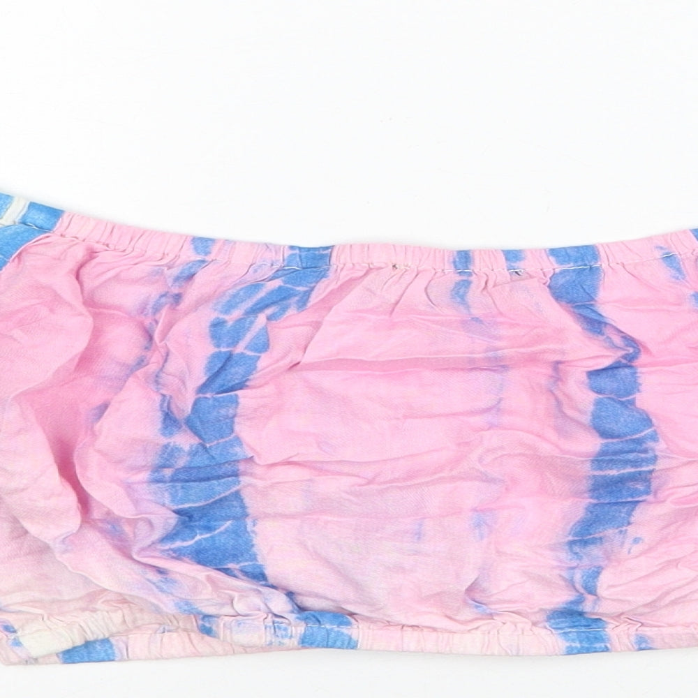Womens UK Size M Atmosphere Multicoloured Cropped Tank
