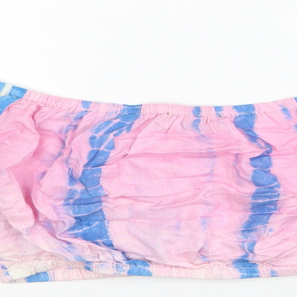 Womens UK Size M Atmosphere Multicoloured Cropped Tank