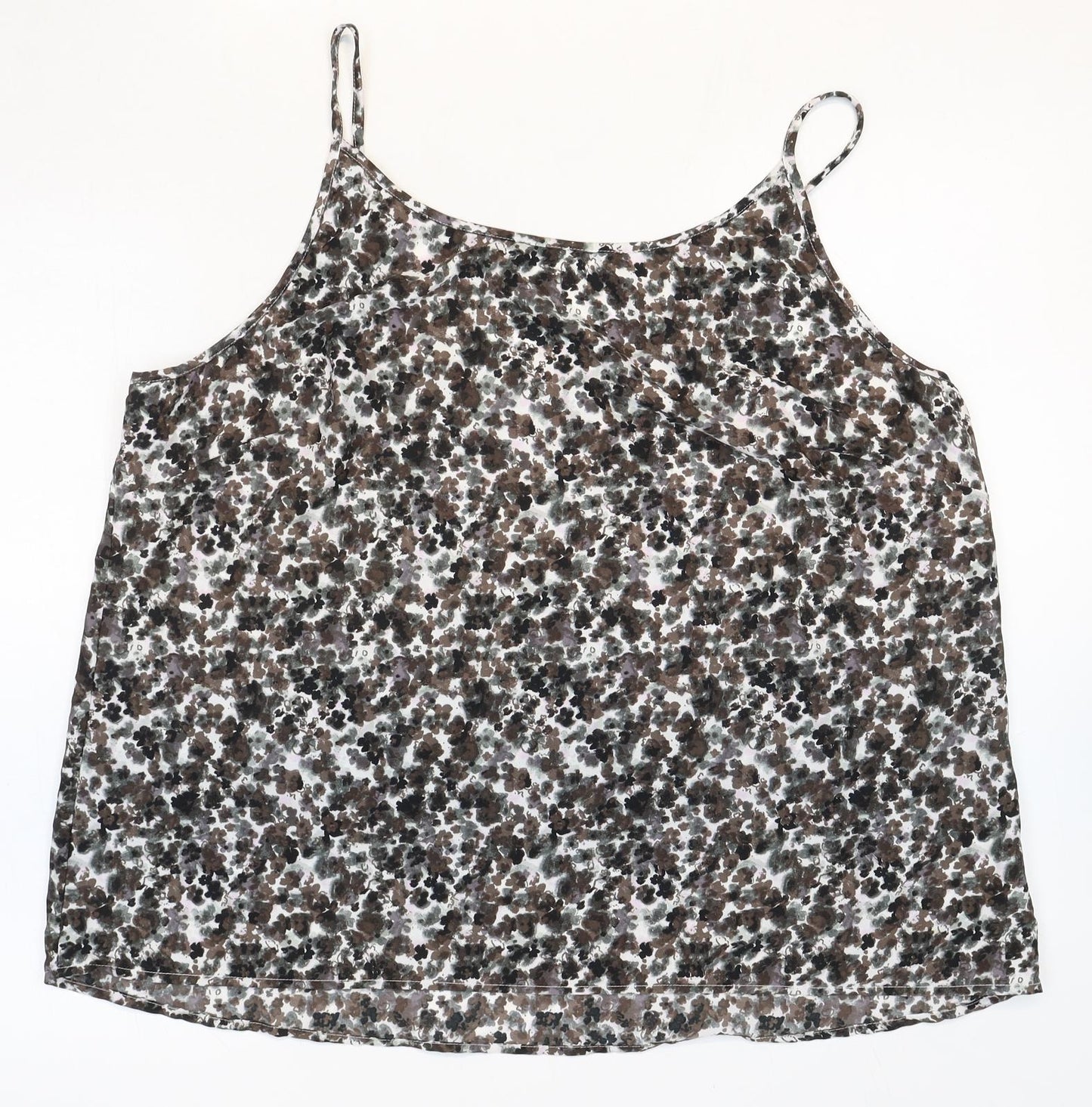 Womens UK Size 22 NEXT Grey Basic Tank