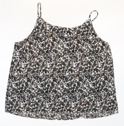 Womens UK Size 22 NEXT Grey Basic Tank
