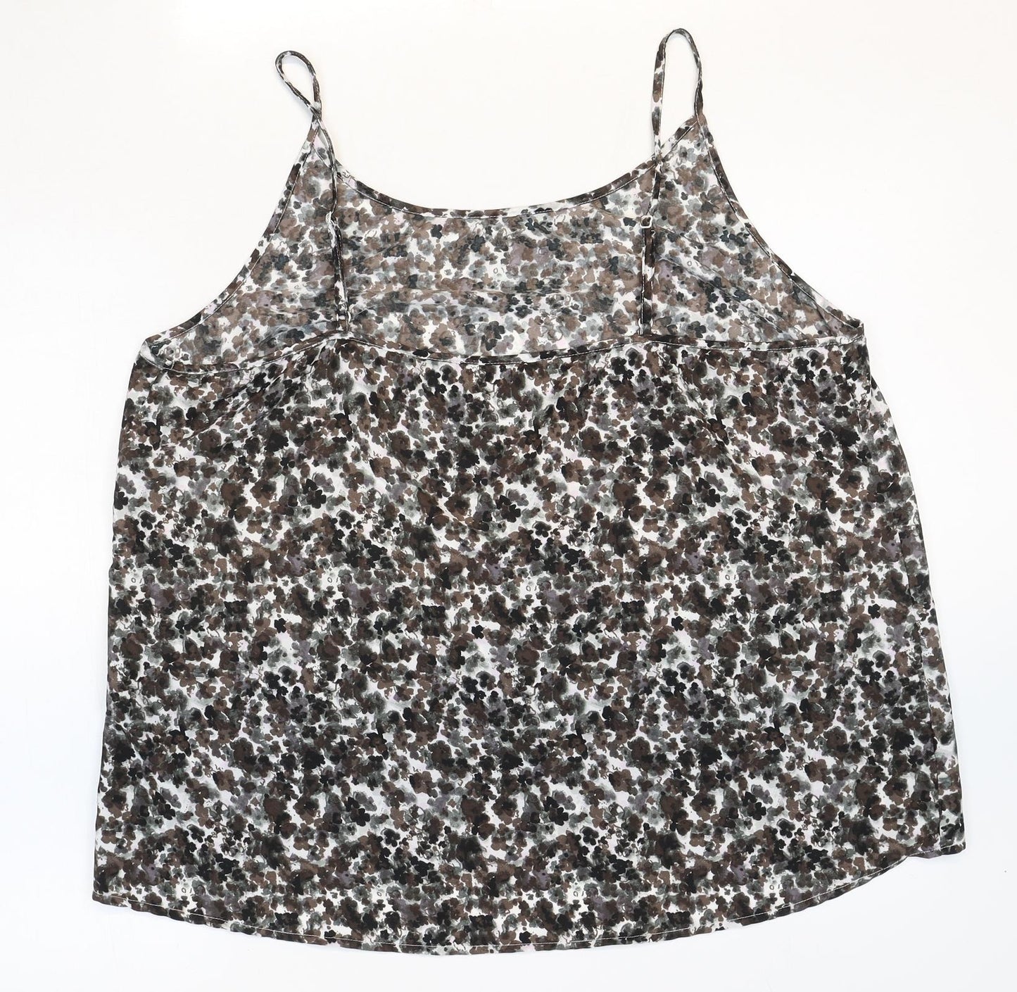 Womens UK Size 22 NEXT Grey Basic Tank