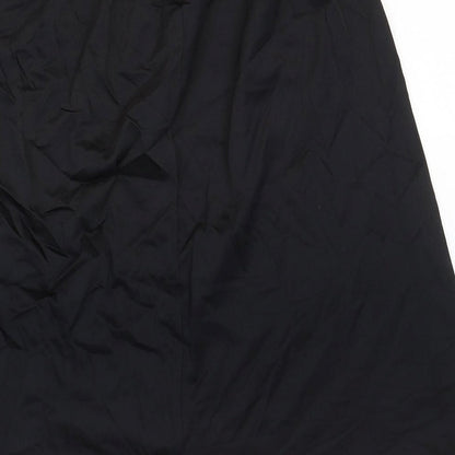 Marks and Spencer Womens Black Polyamide Flare Skirt Size 12
