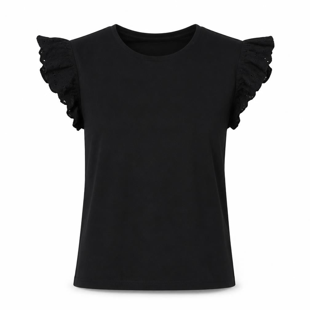 Womens UK Size 6 NEXT Black Basic T-Shirt