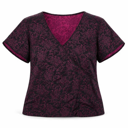 Womens UK Size 16 CC Purple Basic Blouse