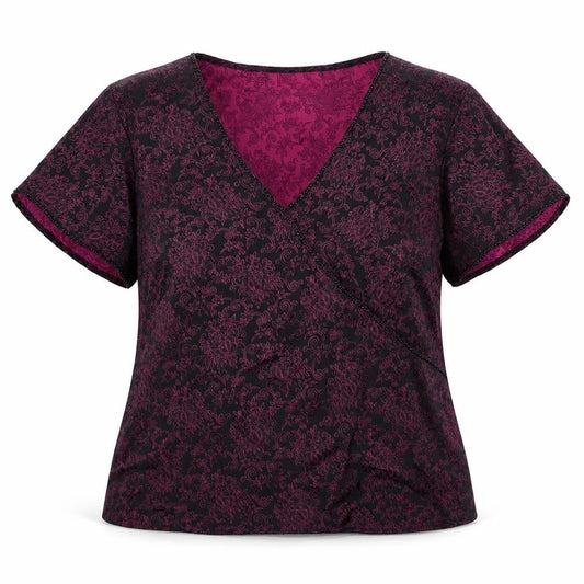 Womens UK Size 16 CC Purple Basic Blouse