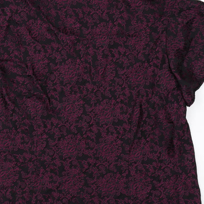 Womens UK Size 16 CC Purple Basic Blouse