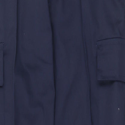 Womens UK Size 8 Uneek Regular Fit Carpenter Blue Trousers