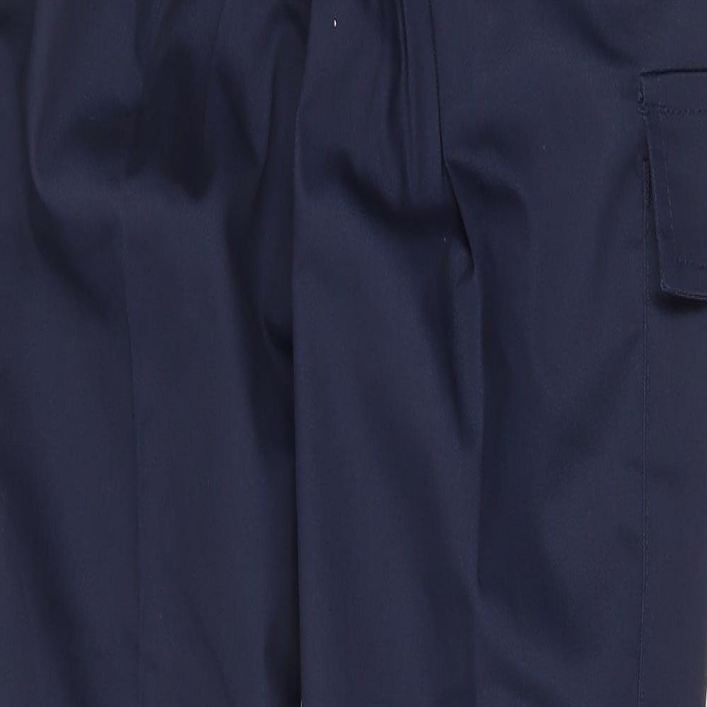 Womens UK Size 8 Uneek Regular Fit Carpenter Blue Trousers
