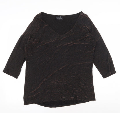 Womens UK Size 12 NEXT Black Basic Blouse