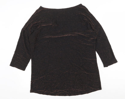 Womens UK Size 12 NEXT Black Basic Blouse
