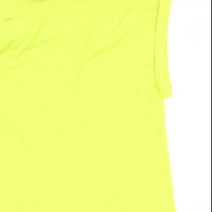 Womens UK Size 8 Marks and Spencer Green Basic Button-Up