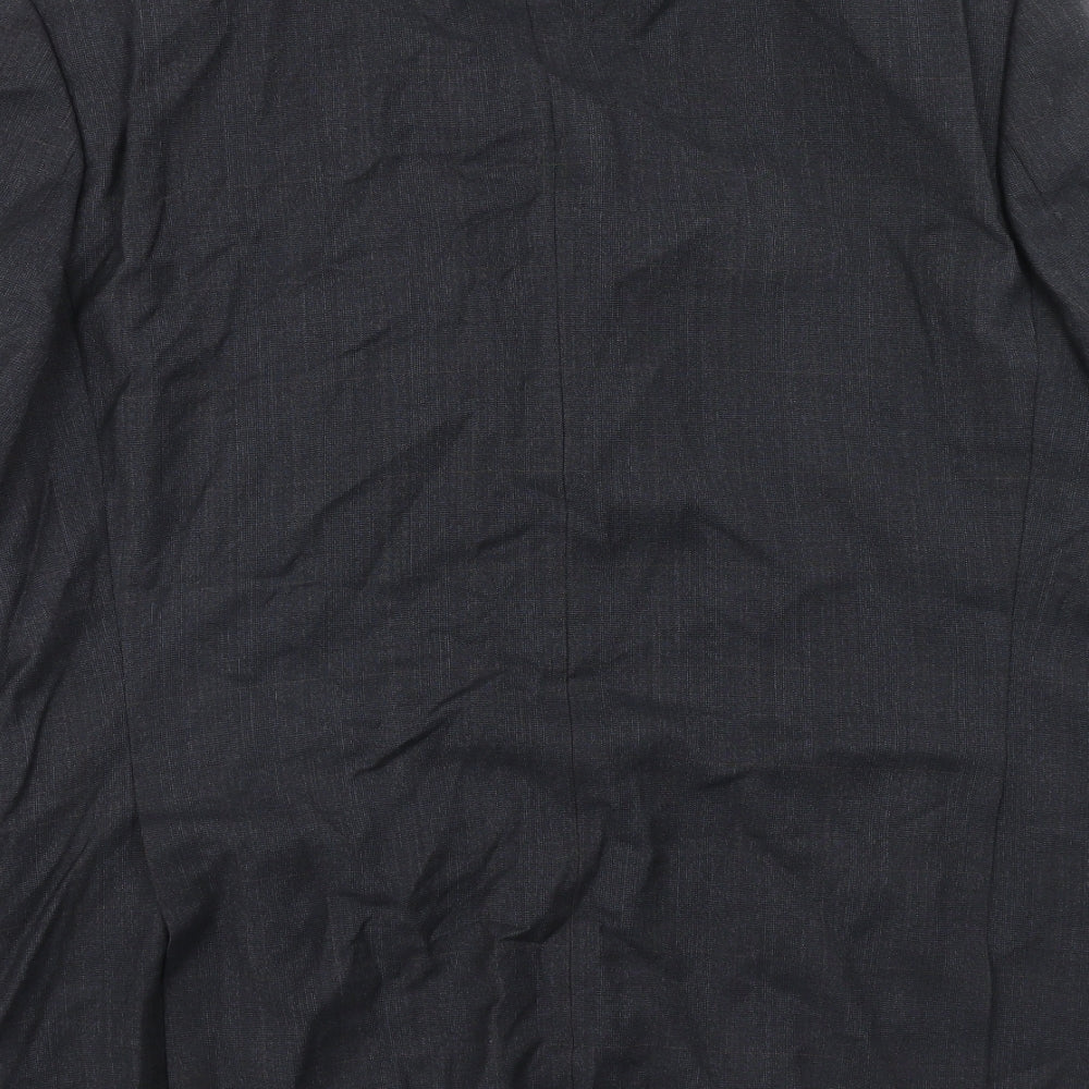 Mens UK Size 42 Preworn Regular Grey Suit Jacket