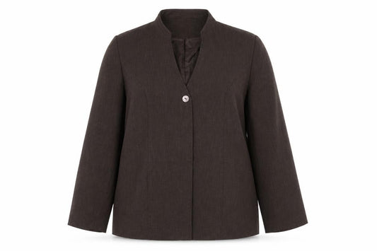 Womens UK Size 20 ELVI Brown Jacket