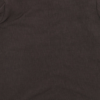 ELVI Womens Brown Jacket Size 20 Button