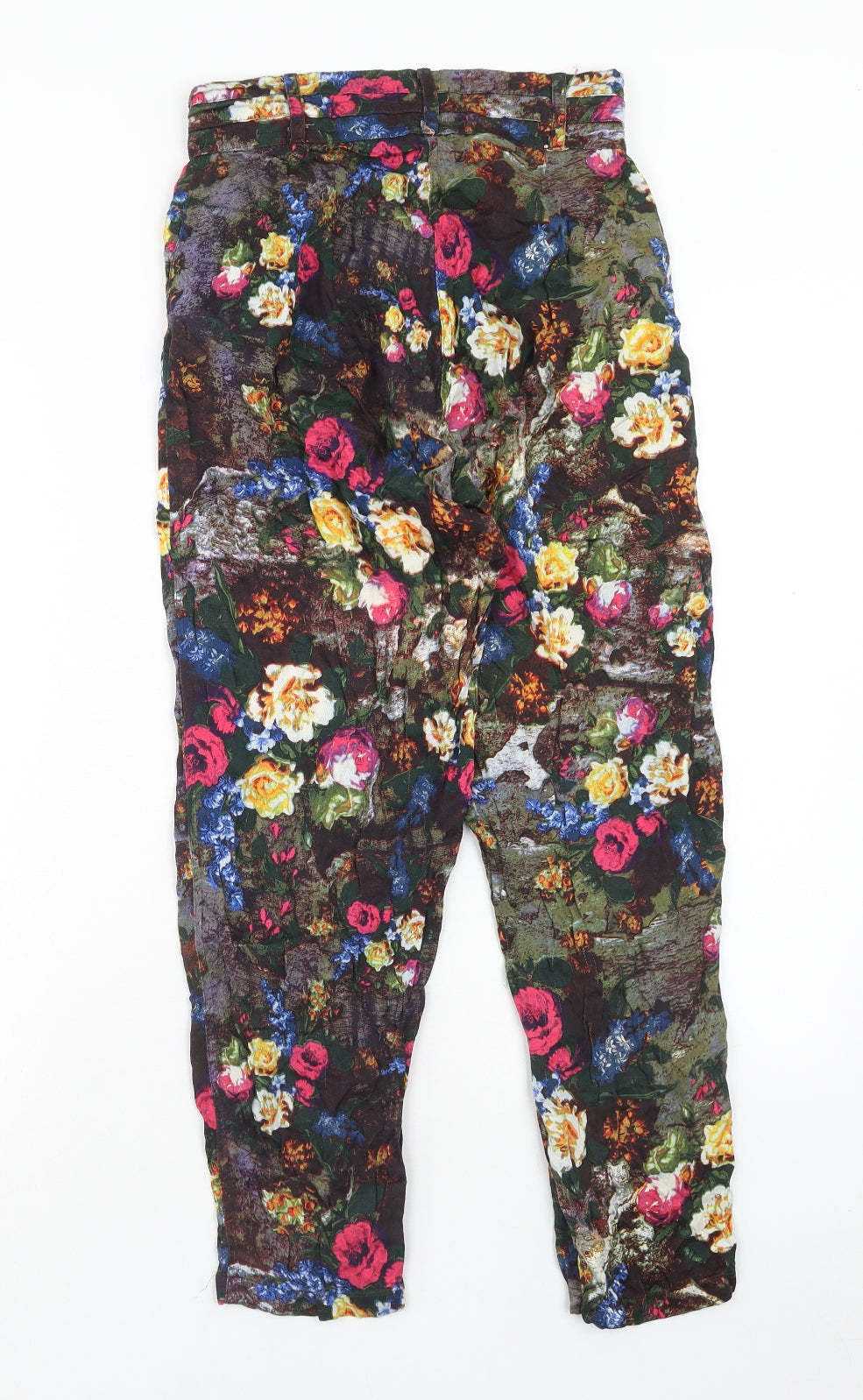 Womens UK Size S Motel Regular Fit Bloomer Multicoloured Trousers