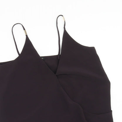 Womens UK Size 8 River Island Purple Camisole Tank
