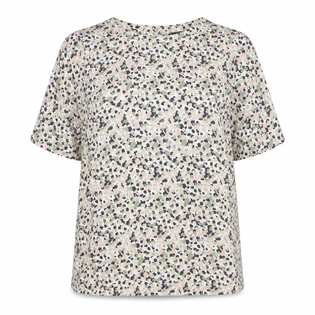 Womens UK Size 6 Marks and Spencer Multicoloured Basic T-Shirt