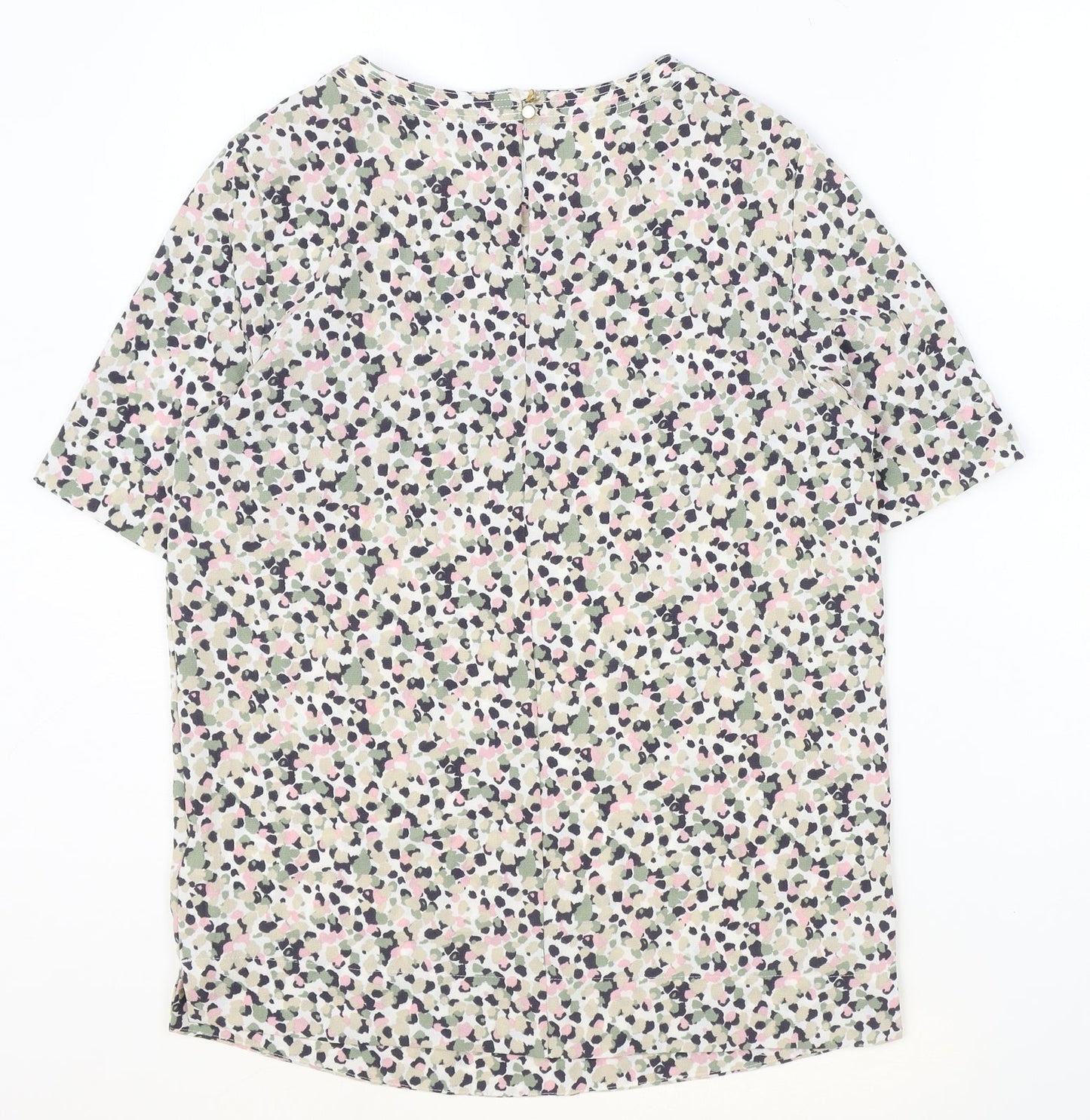 Womens UK Size 6 Marks and Spencer Multicoloured Basic T-Shirt
