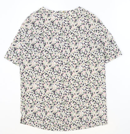 Womens UK Size 6 Marks and Spencer Multicoloured Basic T-Shirt