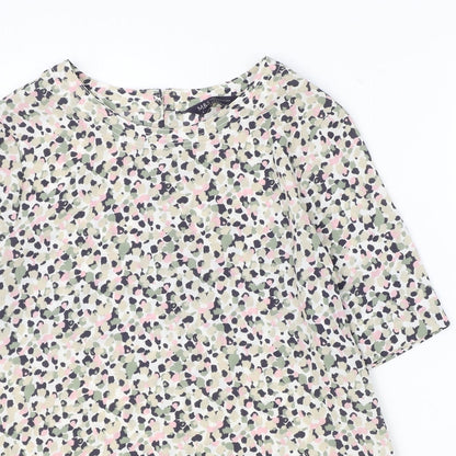 Womens UK Size 6 Marks and Spencer Multicoloured Basic T-Shirt