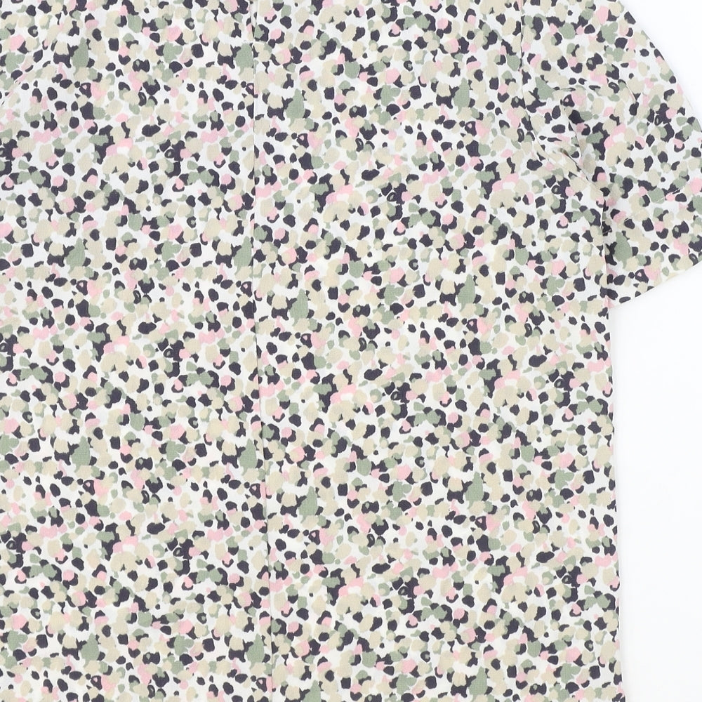 Womens UK Size 6 Marks and Spencer Multicoloured Basic T-Shirt