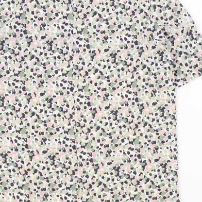 Womens UK Size 6 Marks and Spencer Multicoloured Basic T-Shirt