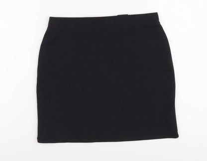 H&M Womens Black Polyester Bandage Skirt Size S